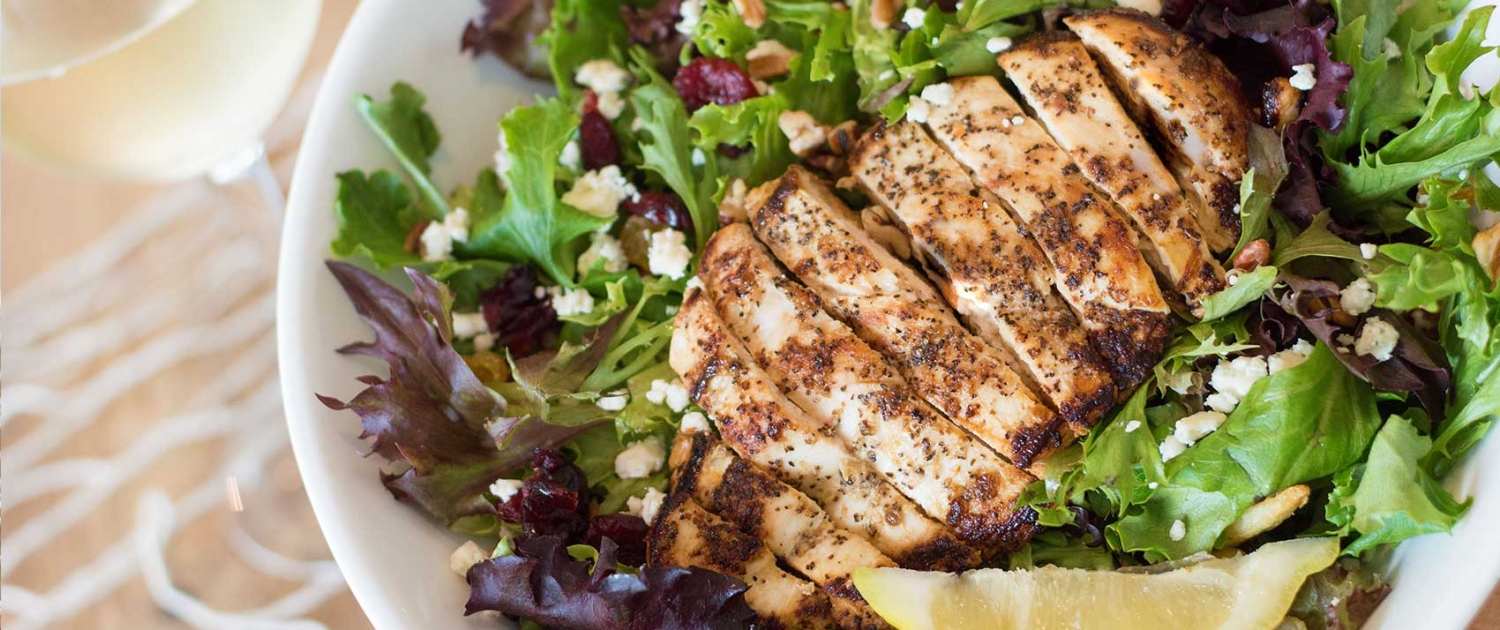 harvest salad with chicken