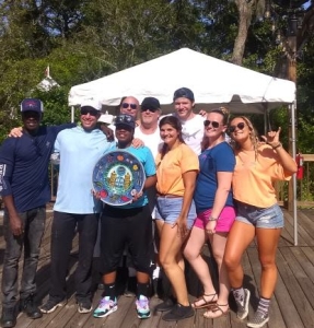 chef and team with taste of saint augustine award