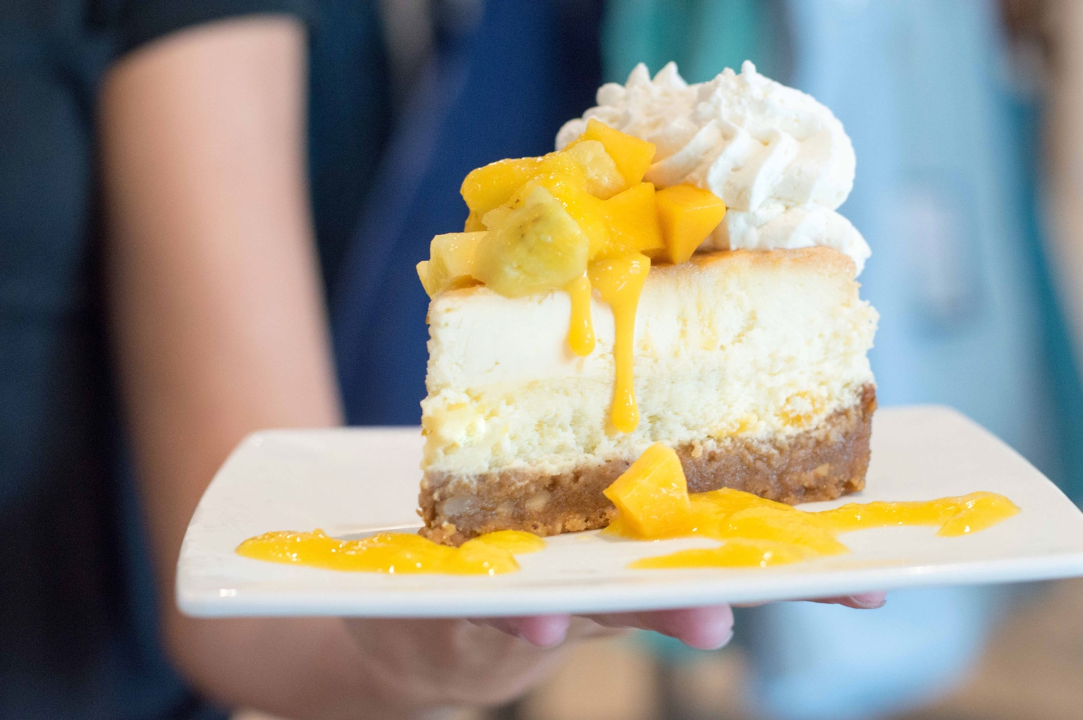 tropical cheesecake