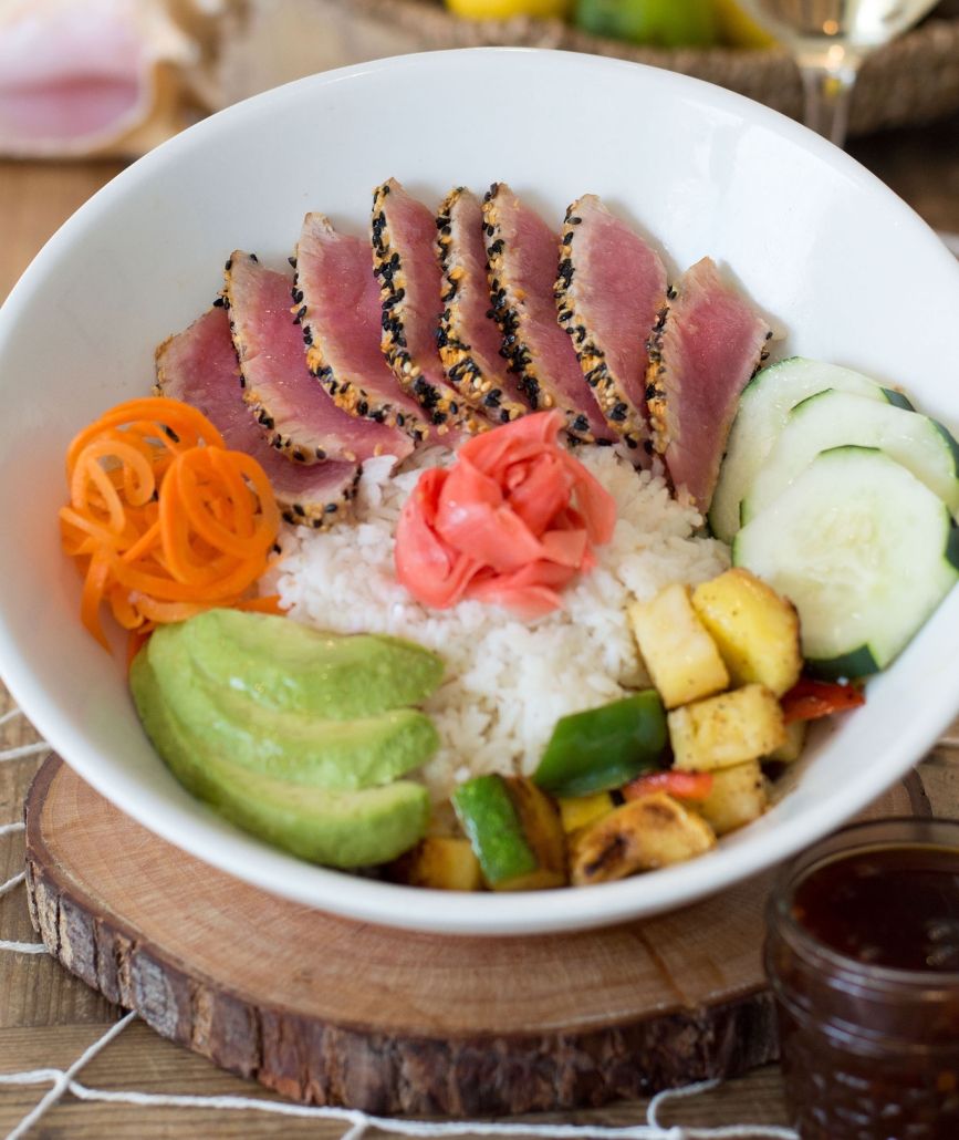 tuna poke bowl